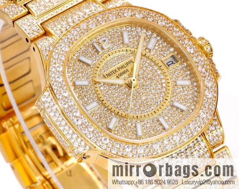 Patek Philippe 7021 Ladies Nautilus 9015 changed to 324 S automatic integrated winding mechanical movement Nautilus 7021 gypsy
