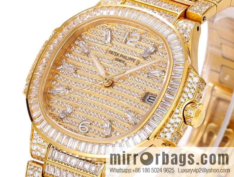 Patek Philippe 7021 Ladies Nautilus 9015 changed to 324 S automatic integrated winding mechanical movement Nautilus 7021 gypsy