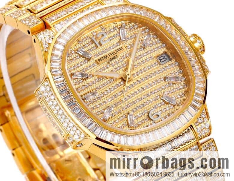 Patek Philippe 7021 Ladies Nautilus 9015 changed to 324 S automatic integrated winding mechanical movement Nautilus 7021 gypsy