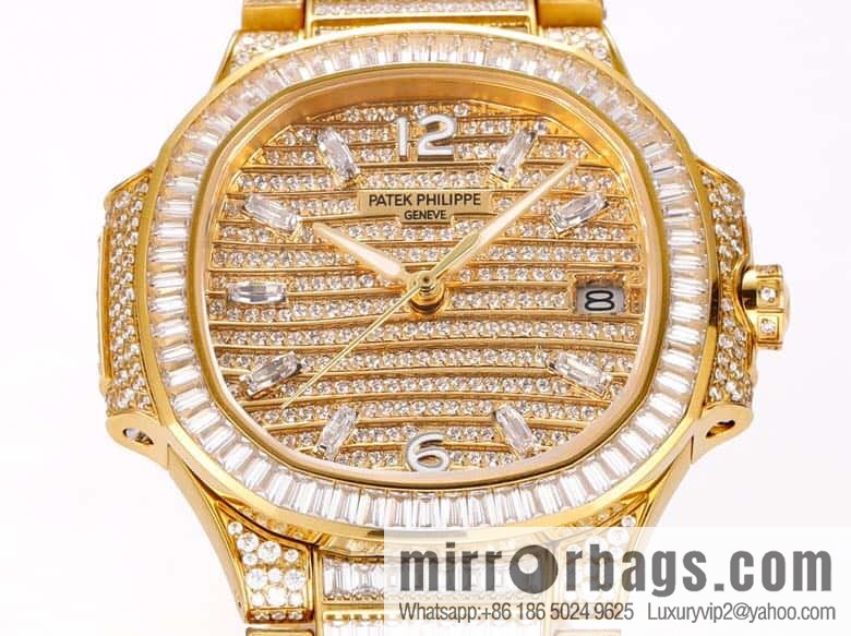 Patek Philippe 7021 Ladies Nautilus 9015 changed to 324 S automatic integrated winding mechanical movement Nautilus 7021 gypsy