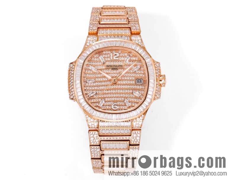 Patek Philippe 7021 Ladies Nautilus 9015 changed to 324 S automatic integrated winding mechanical movement Nautilus 7021 gypsy