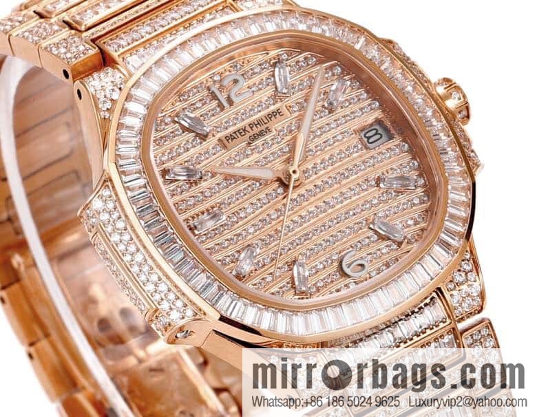 Patek Philippe 7021 Ladies Nautilus 9015 changed to 324 S automatic integrated winding mechanical movement Nautilus 7021 gypsy
