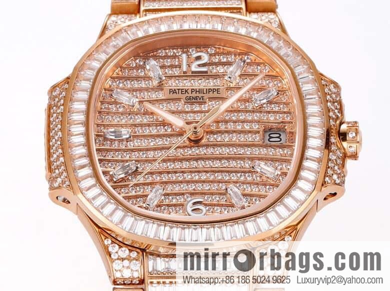 Patek Philippe 7021 Ladies Nautilus 9015 changed to 324 S automatic integrated winding mechanical movement Nautilus 7021 gypsy