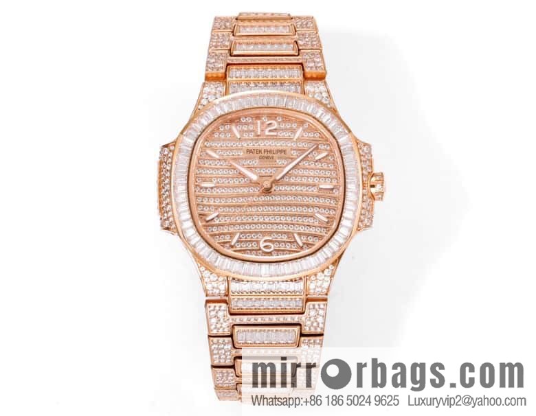 Patek Philippe 7021 Ladies Nautilus 9015 changed to 324 S automatic integrated winding mechanical movement Nautilus 7021 gypsy
