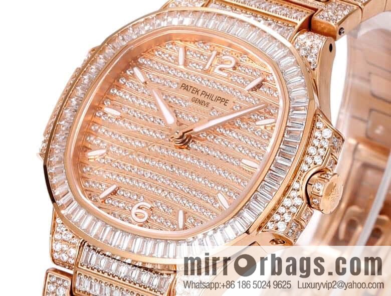 Patek Philippe 7021 Ladies Nautilus 9015 changed to 324 S automatic integrated winding mechanical movement Nautilus 7021 gypsy