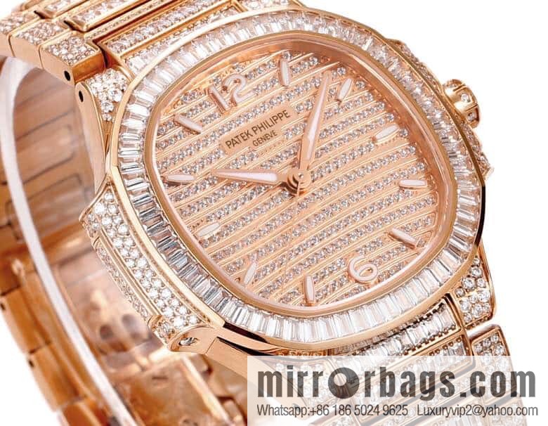Patek Philippe 7021 Ladies Nautilus 9015 changed to 324 S automatic integrated winding mechanical movement Nautilus 7021 gypsy