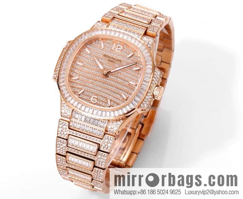 Patek Philippe 7021 Ladies Nautilus 9015 changed to 324 S automatic integrated winding mechanical movement Nautilus 7021 gypsy