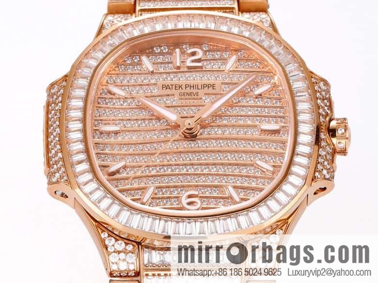 Patek Philippe 7021 Ladies Nautilus 9015 changed to 324 S automatic integrated winding mechanical movement Nautilus 7021 gypsy