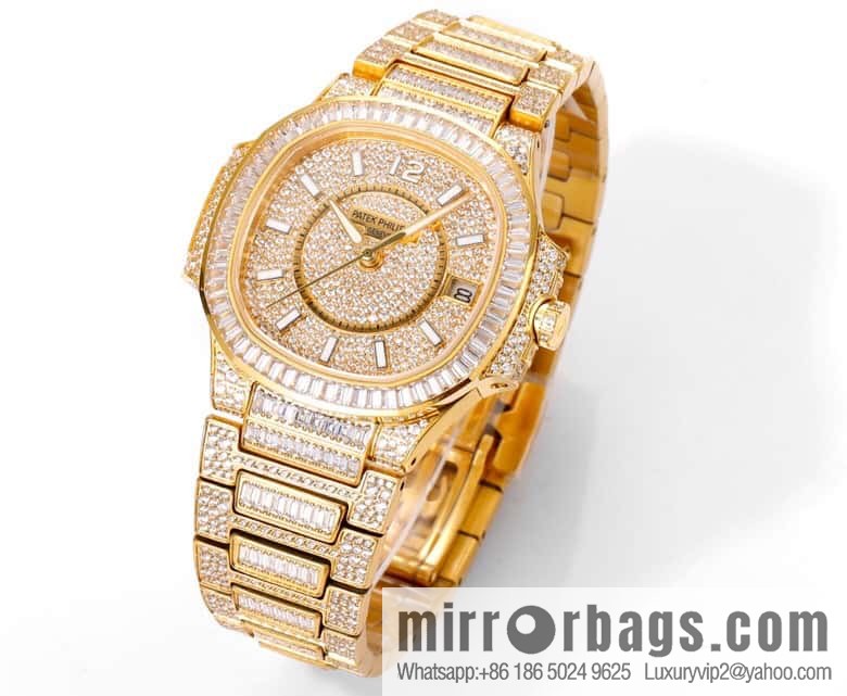 Patek Philippe 7021 Ladies Nautilus 9015 changed to 324 S automatic integrated winding mechanical movement Nautilus 7021 gypsy
