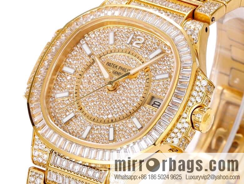Patek Philippe 7021 Ladies Nautilus 9015 changed to 324 S automatic integrated winding mechanical movement Nautilus 7021 gypsy