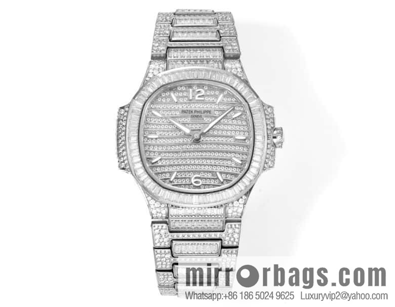 Patek Philippe 7021 Ladies Nautilus 9015 changed to 324 S automatic integrated winding mechanical movement Nautilus 7021 gypsy