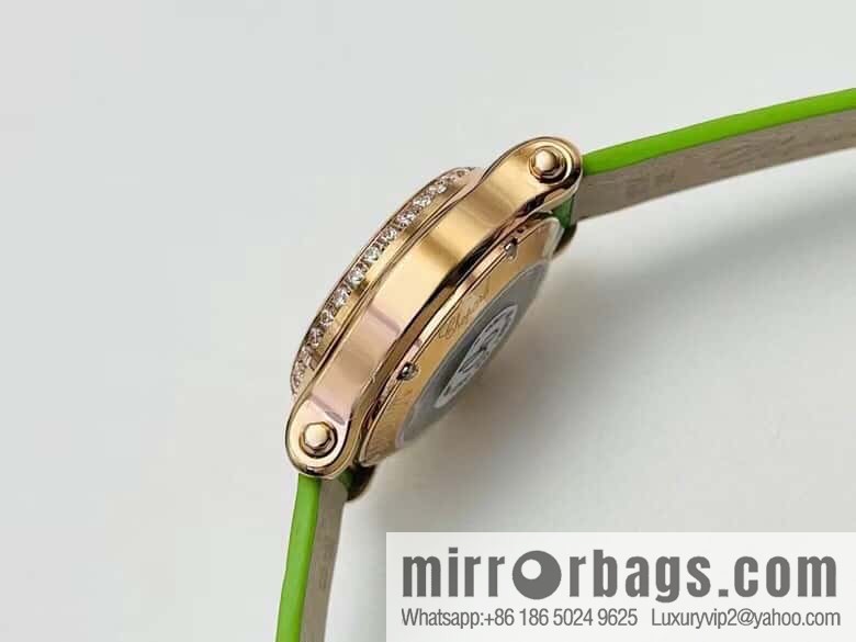 [YF Factory2023 wall crack recommendation, the latest masterpiece] Chopard happy Sports series 274893-5016 (mint green mother shell - pearlescent purple)