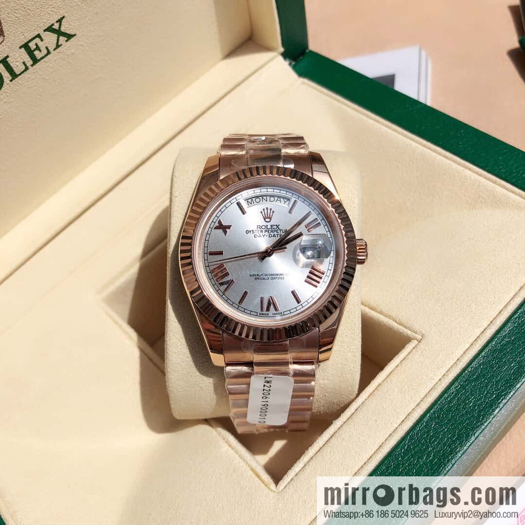Rolex Rolex watch diameter 41mm whole body gold 18k gold loading Swiss original eta-2836 movement watch