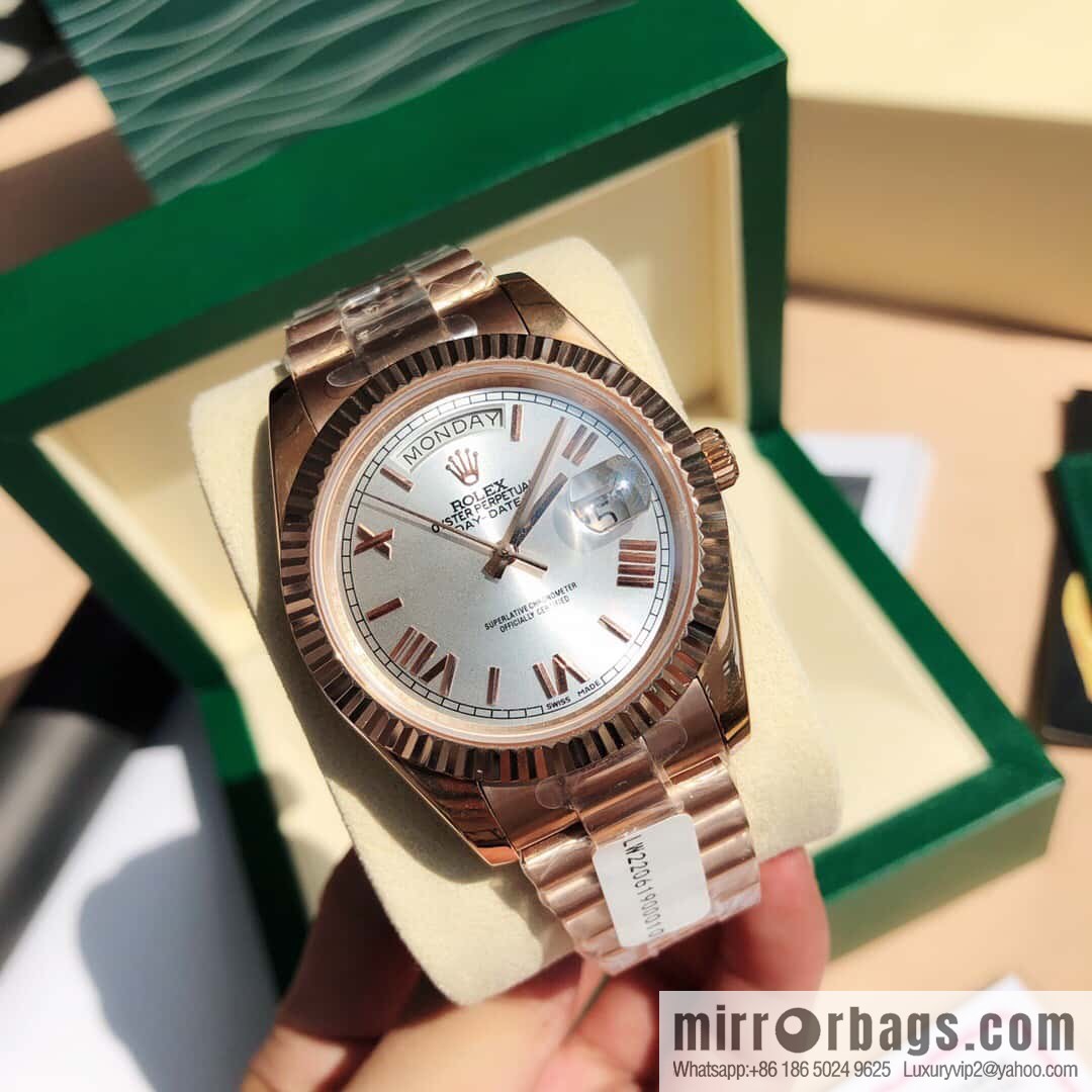 Rolex Rolex watch diameter 41mm whole body gold 18k gold loading Swiss original eta-2836 movement watch