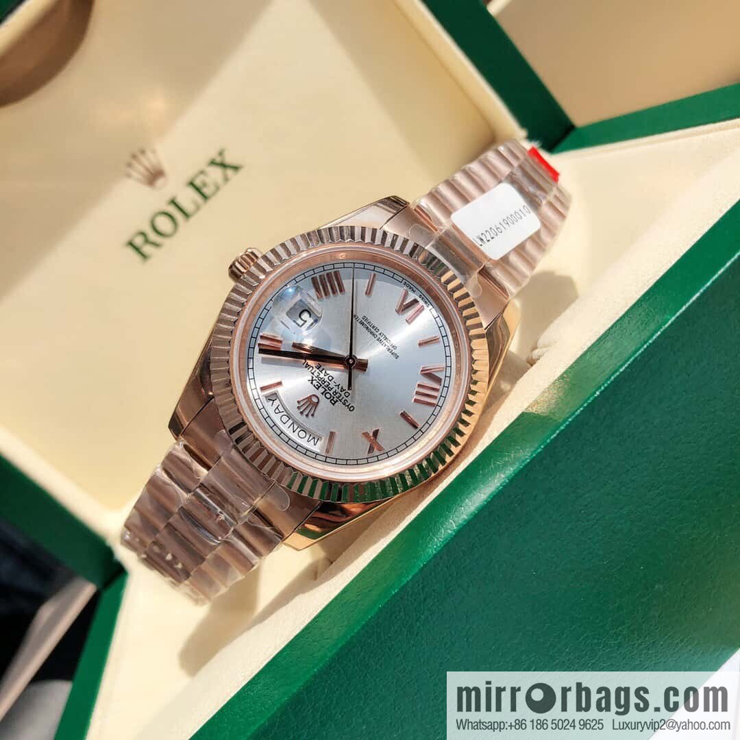 Rolex Rolex watch diameter 41mm whole body gold 18k gold loading Swiss original eta-2836 movement watch