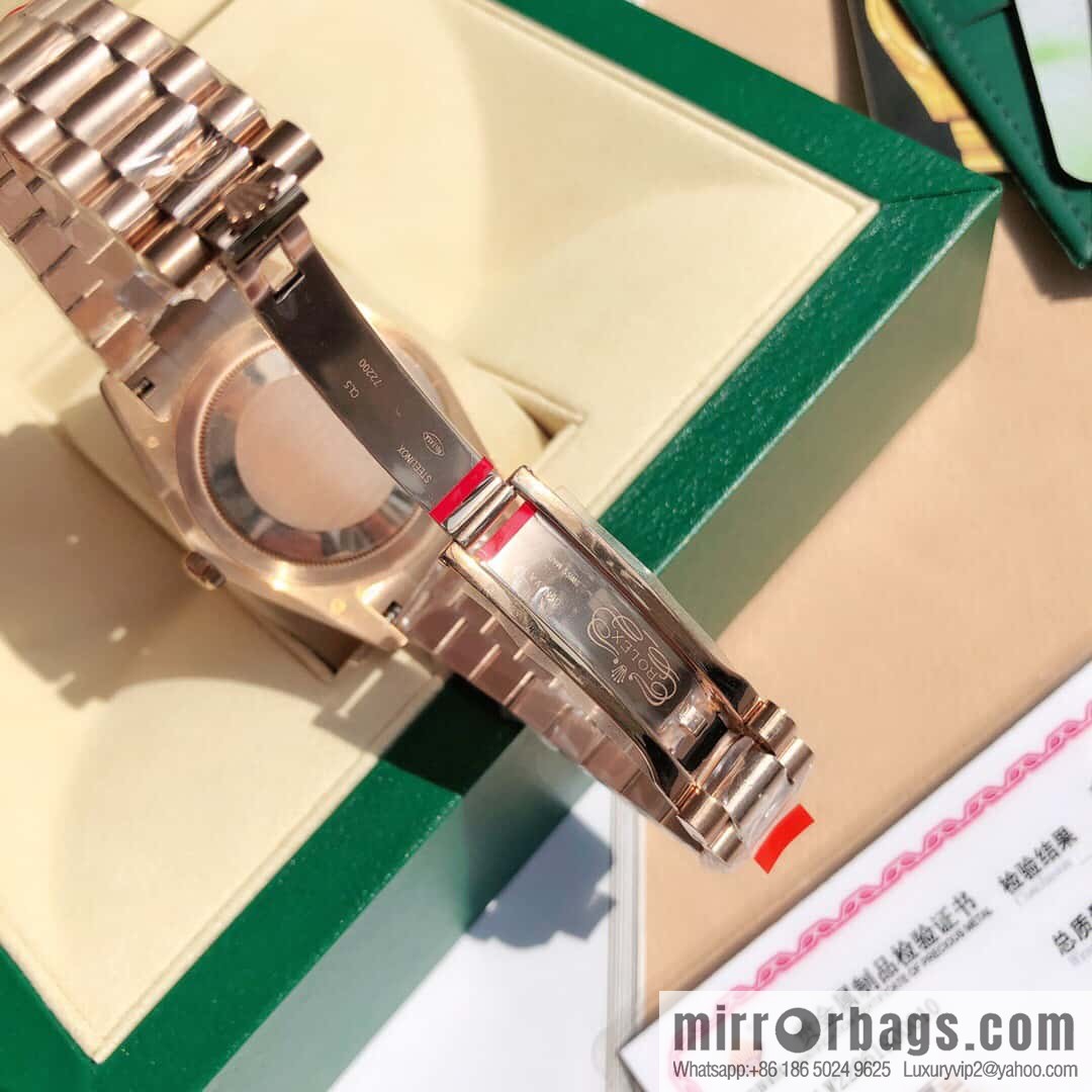 Rolex Rolex watch diameter 41mm whole body gold 18k gold loading Swiss original eta-2836 movement watch