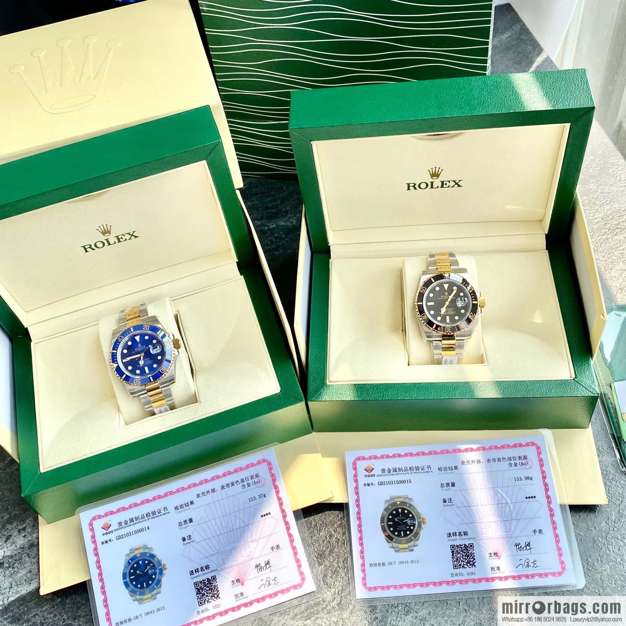 18K gold Rolex Submariner series imported Swiss ETA 2836-2 automatic mechanical movement watch