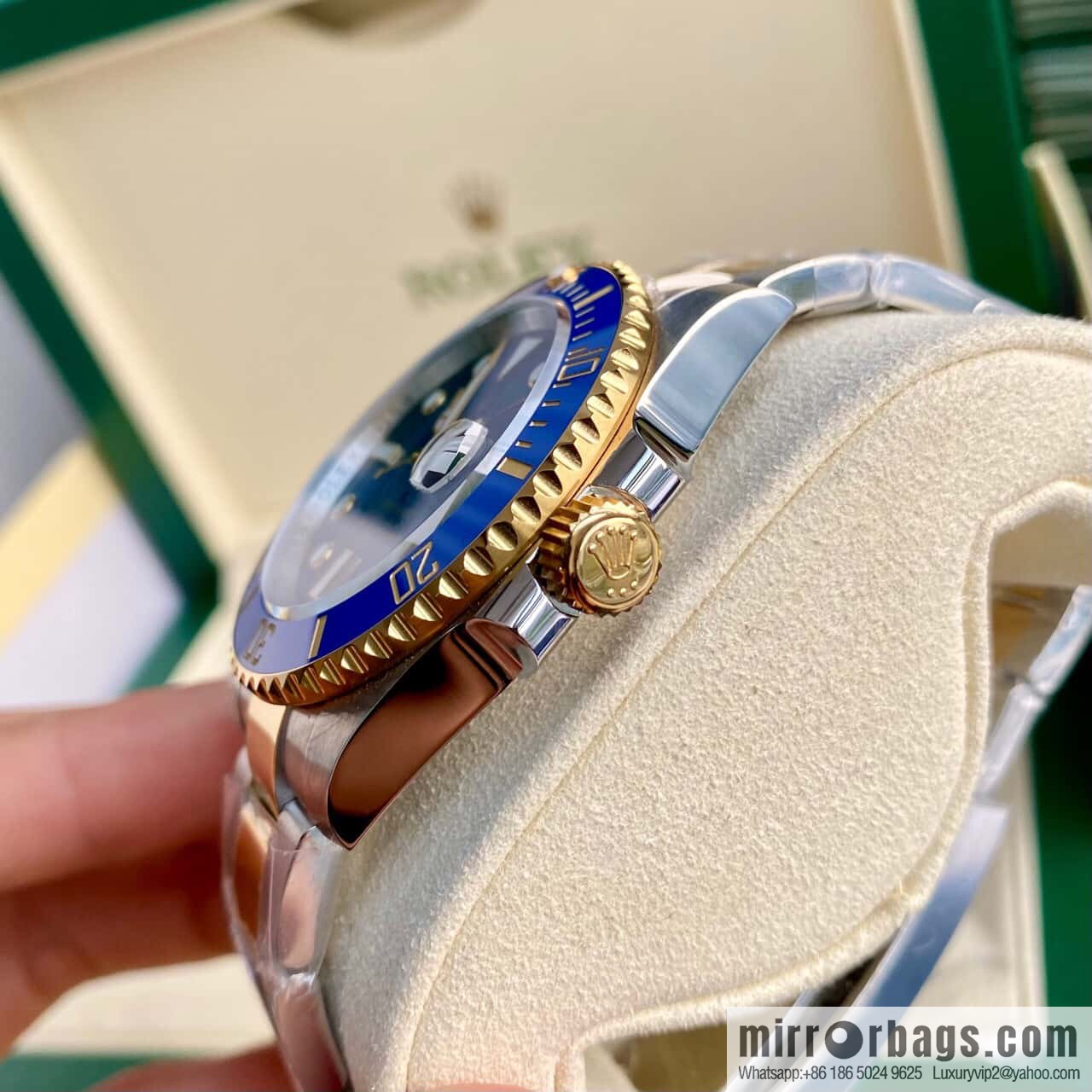 18K gold Rolex Submariner series imported Swiss ETA 2836-2 automatic mechanical movement watch