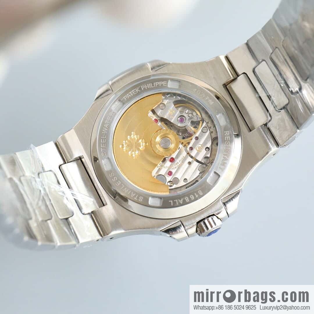 T square diamond ring literal steel belt - Patek Philippe Nautilus 5711 diamond-encrusted limited edition series Cal.324 movement watch