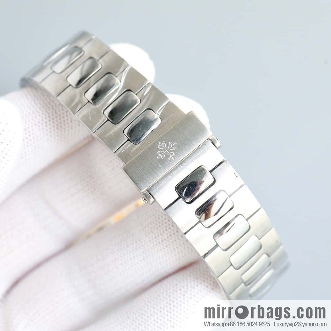 T square diamond ring literal steel belt - Patek Philippe Nautilus 5711 diamond-encrusted limited edition series Cal.324 movement watch