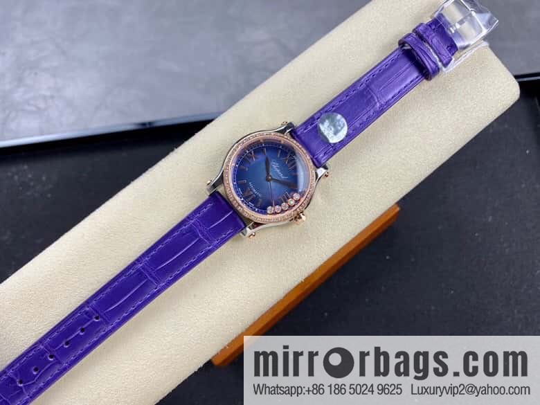 [YF Factory2023 wall crack recommendation, the latest masterpiece] Chopard happy Sports series 274893-5016 (mint purple mother shell - pearlescent purple)