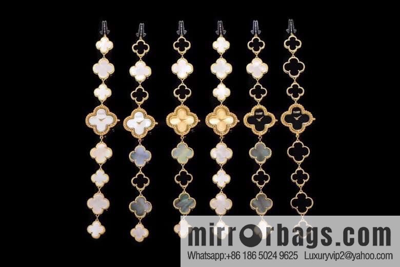 Van Cleef & Arpels -𝐕𝐚𝐧 𝐂𝐥𝐞𝐞𝐟 & 𝐀𝐫𝐩𝐞𝐥𝐬 Alhambra bracelet Swiss quartz watch