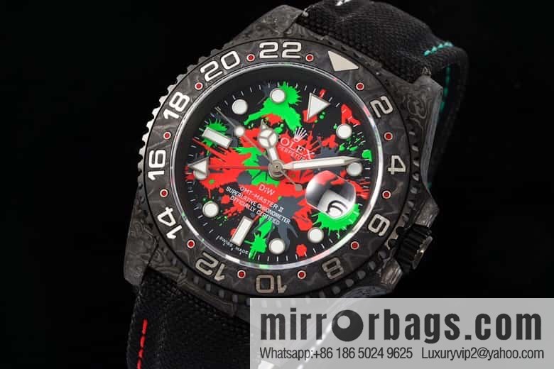 Diw newly upgraded V2 version 3285 machine, new work~ Lux ultra-limited GMT-MASTER II Rolex exclusive cal.3285 movement watch