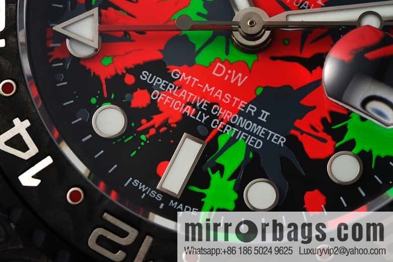 Diw newly upgraded V2 version 3285 machine, new work~ Lux ultra-limited GMT-MASTER II Rolex exclusive cal.3285 movement watch