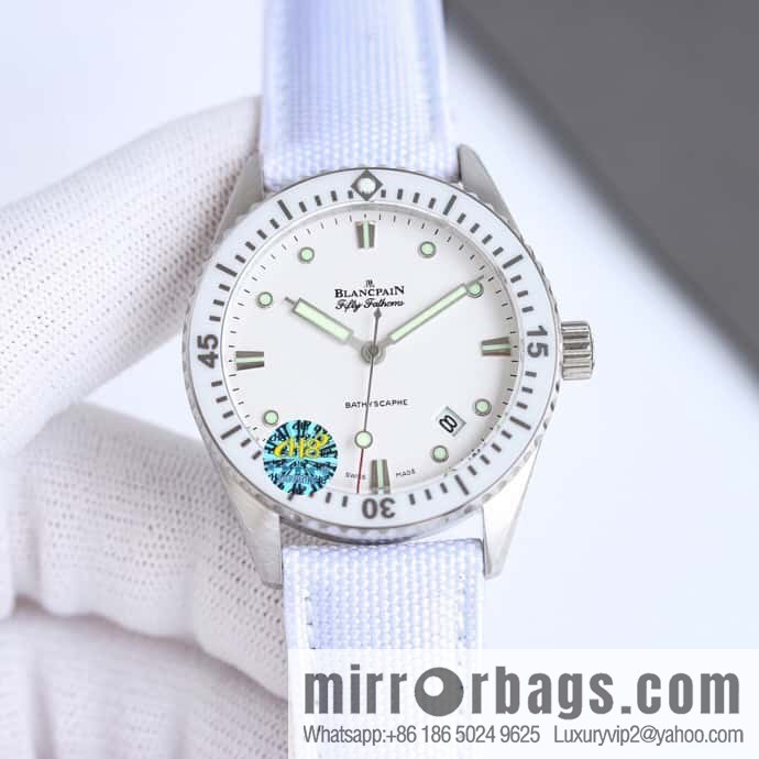 2023 New Blancpain Fifty Finds 5100-1130 Series Cal.1153 Movement 38mm Watch