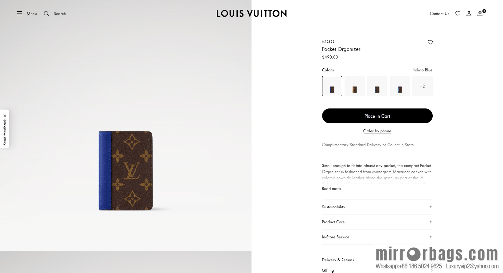 LV pocket wallet M12833 [official chip version]