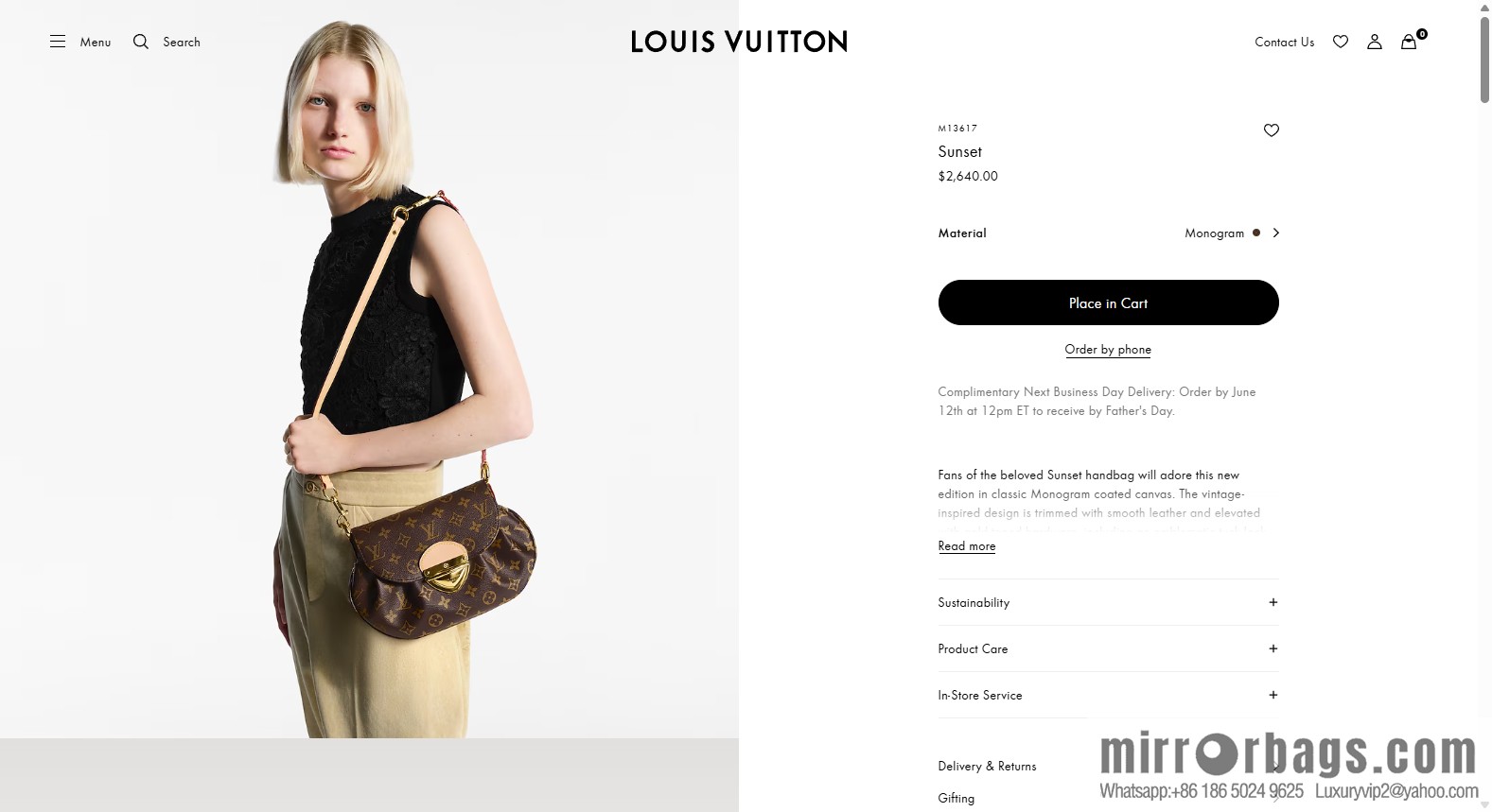 LV M13617 Sunset