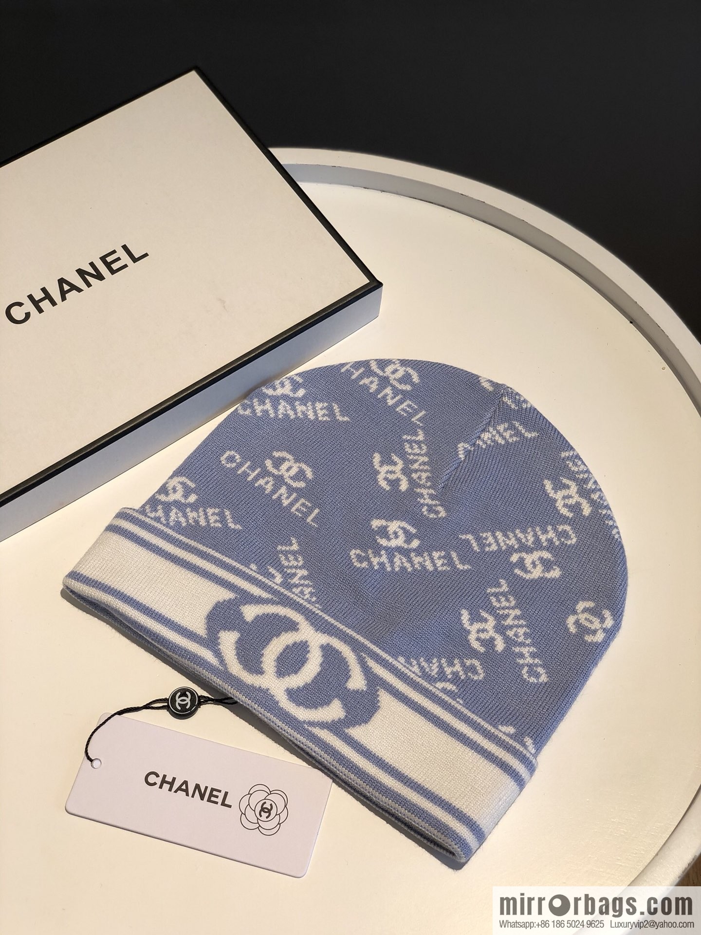 CHANEL Chanel simple atmosphere Japanese wool knitted hat