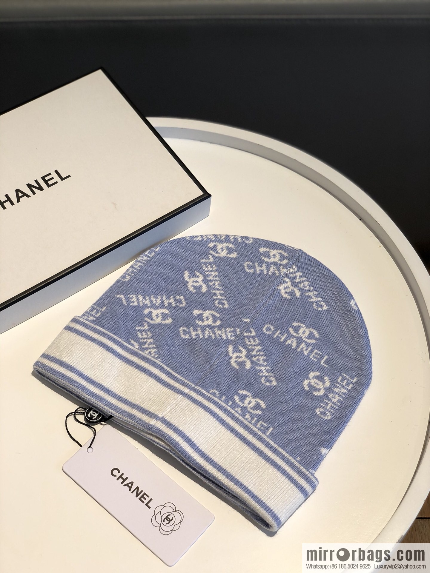 CHANEL Chanel simple atmosphere Japanese wool knitted hat