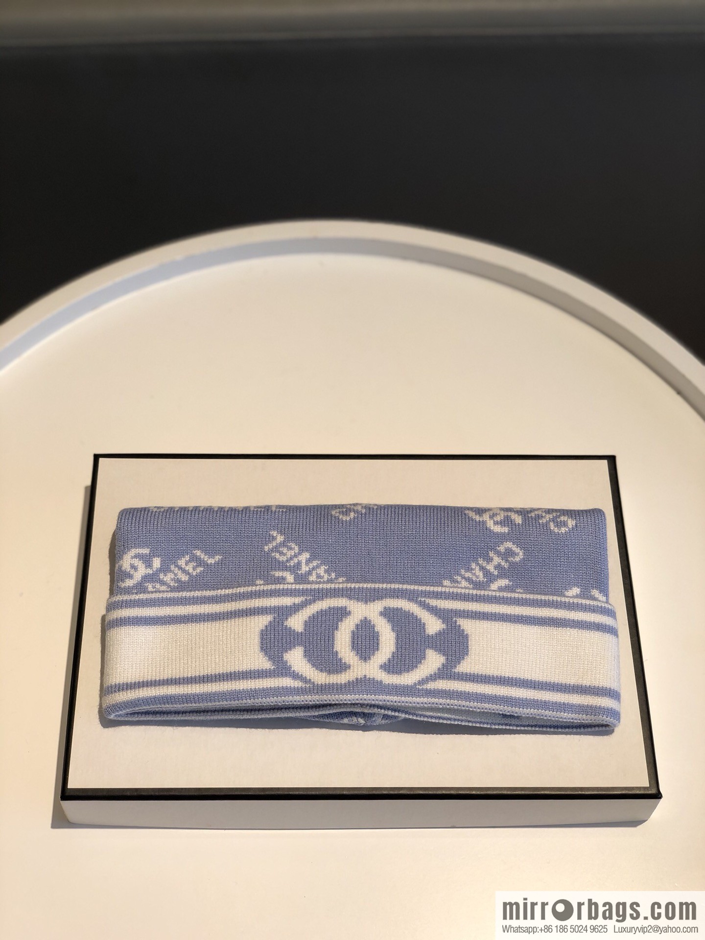 CHANEL Chanel simple atmosphere Japanese wool knitted hat