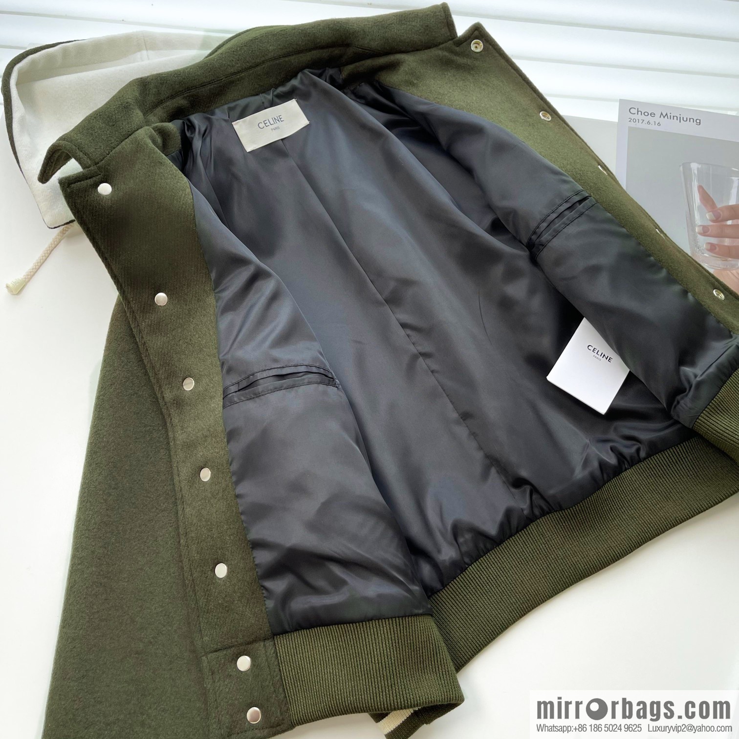 2022 𝐂𝐞𝐥𝐢𝐧* ◄ 2022 SS Autumn and Winter New Product - Arc de Triomphe Cloth Embroidered Jacket