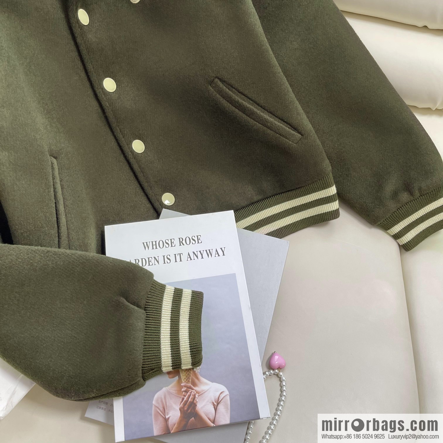 2022 𝐂𝐞𝐥𝐢𝐧* ◄ 2022 SS Autumn and Winter New Product - Arc de Triomphe Cloth Embroidered Jacket