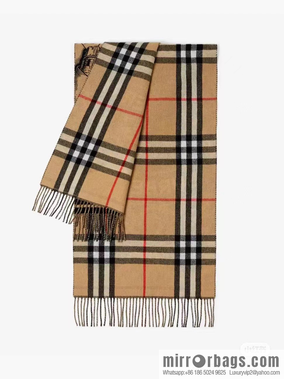 Burberry Burberry Bur Warhorse Knight Double Sided Shawl