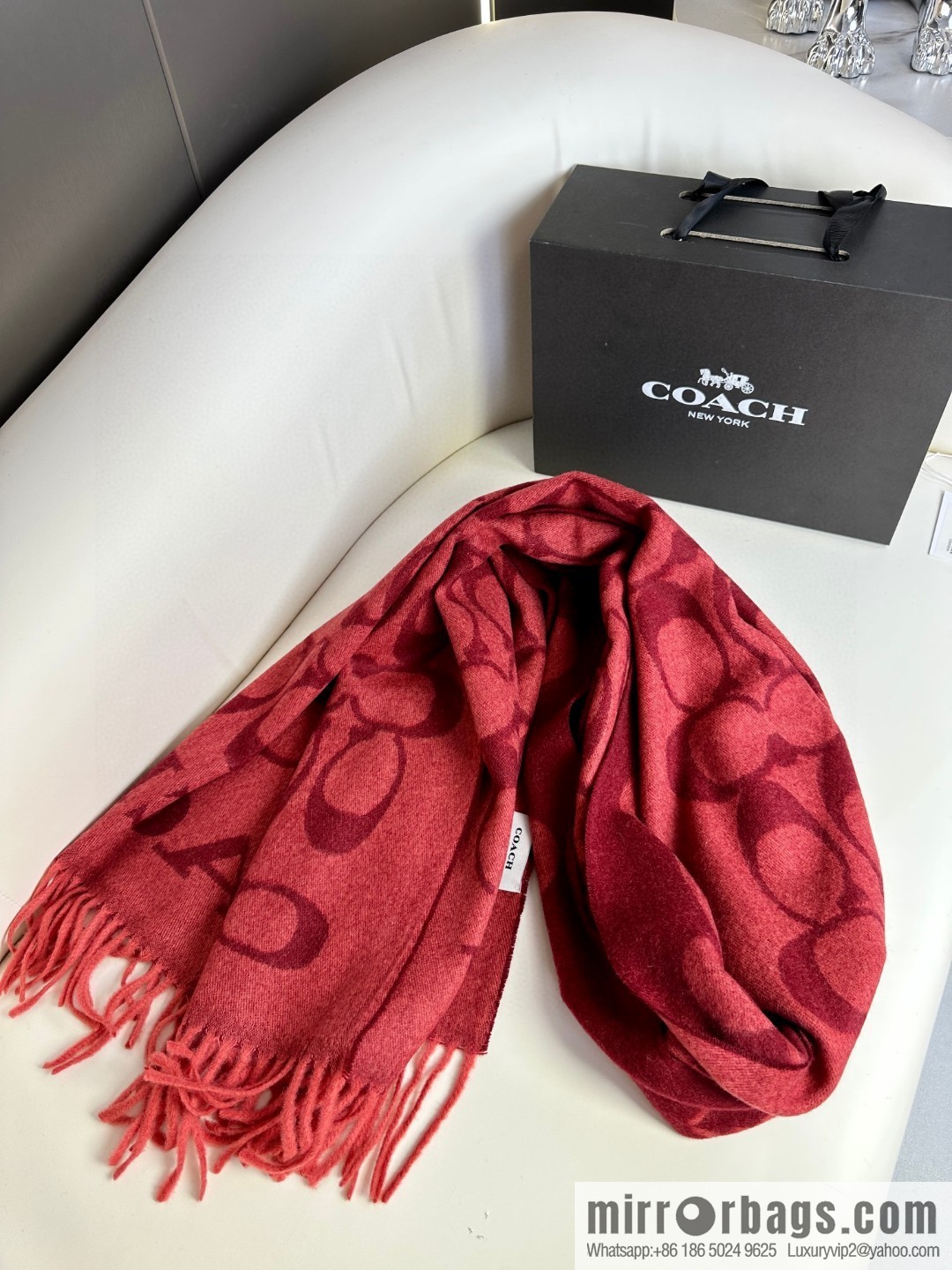 COACH Coach 2023 New Wool Shawl