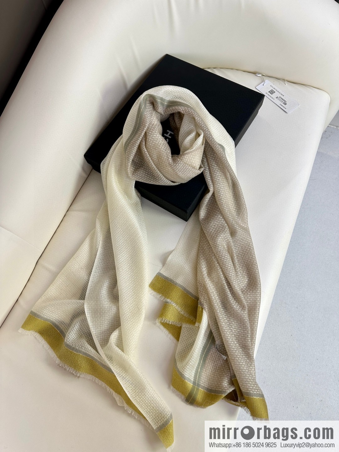 CHANEL 2023 new, cashmere scarf