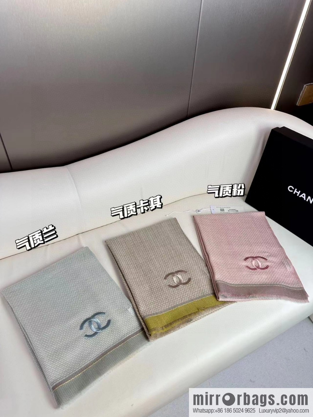 CHANEL 2023 new, cashmere scarf