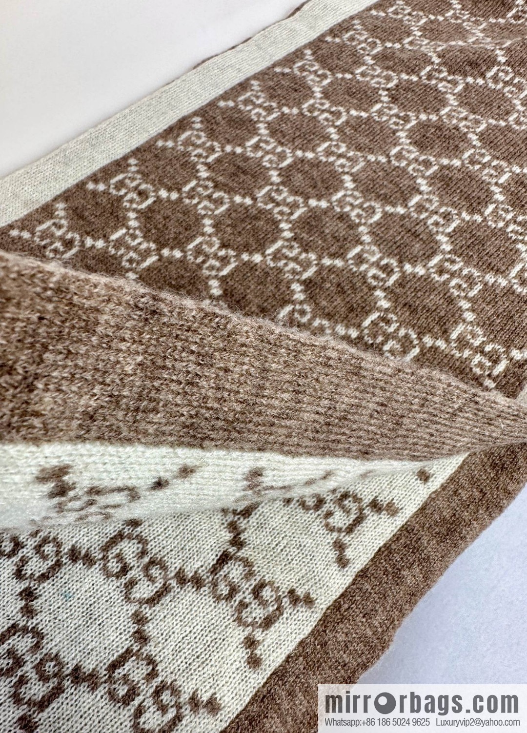 GUCCI 2023 new men's and women's same knitted scarf