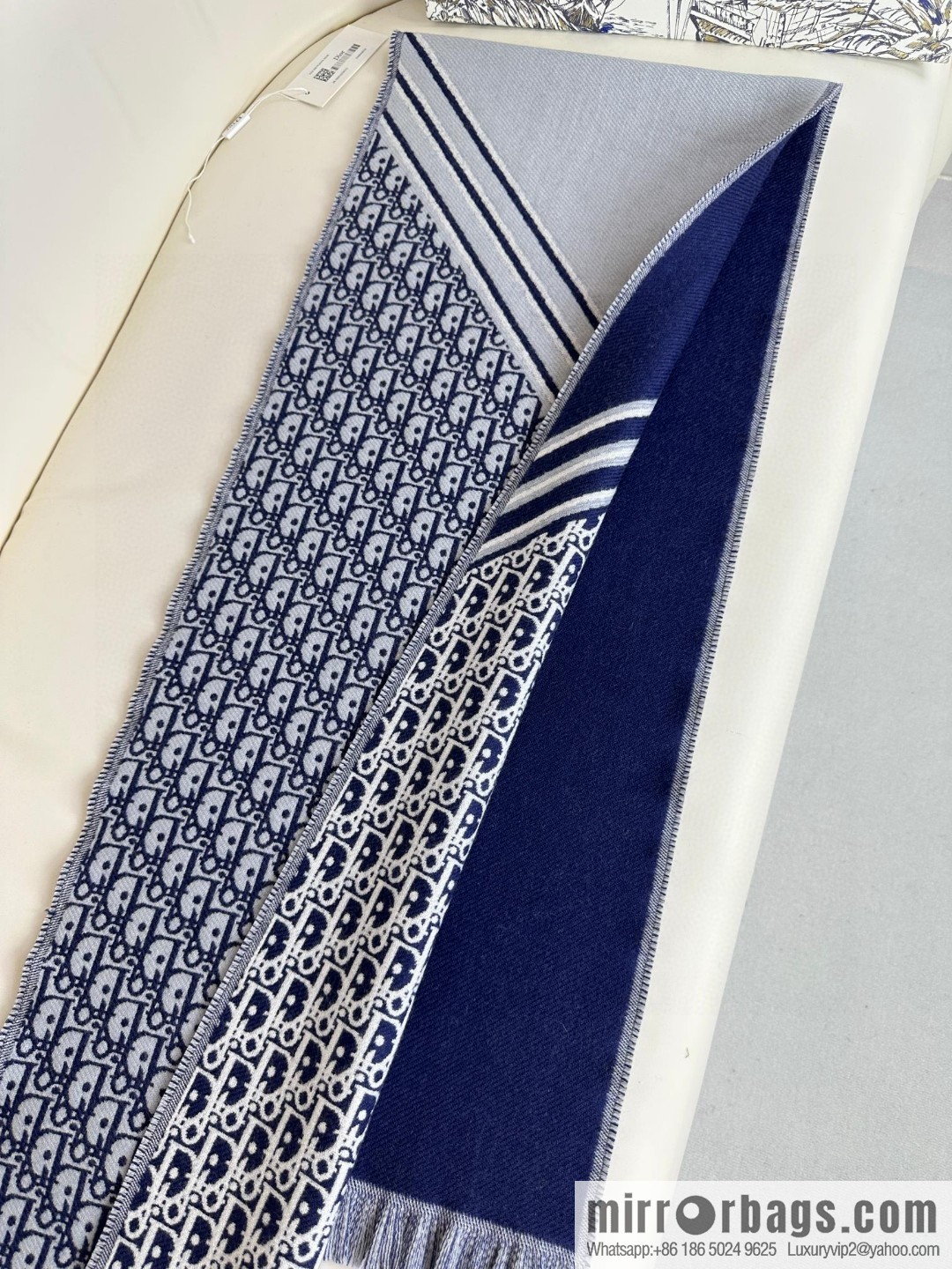 DIOR presbyopia jacquard, high-end men's scarf