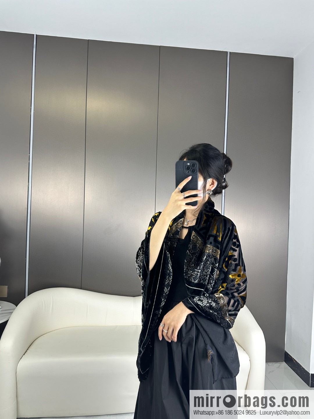 LV silk plus cashmere square towel.