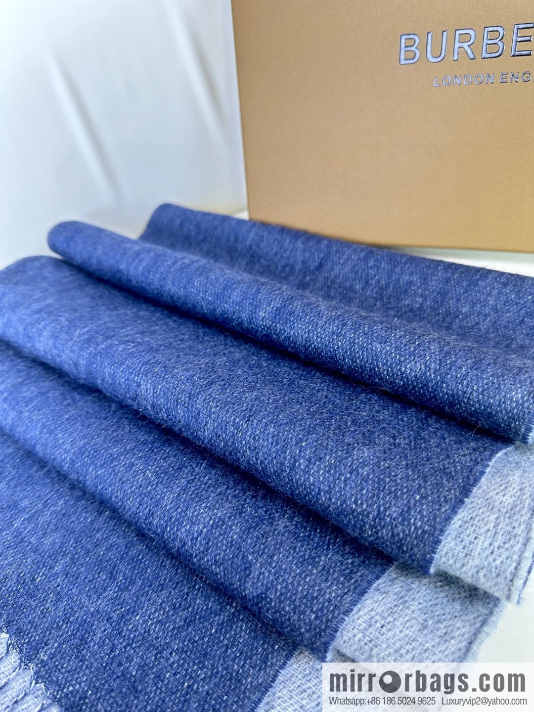 Burberry Burberry 2023 Paris Fashion Show Double Sided Cashmere Scarf