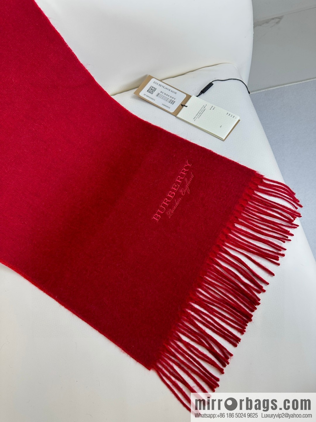 Burberry Burberry 2023 Paris Fashion Show Double Sided Cashmere Scarf