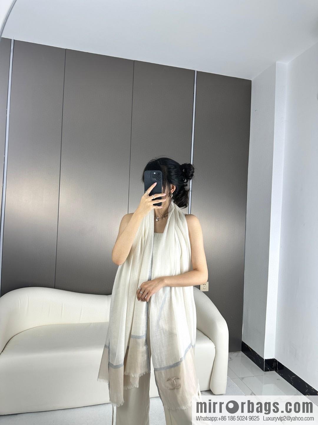CHANEL 2023 latest color cashmere long towel