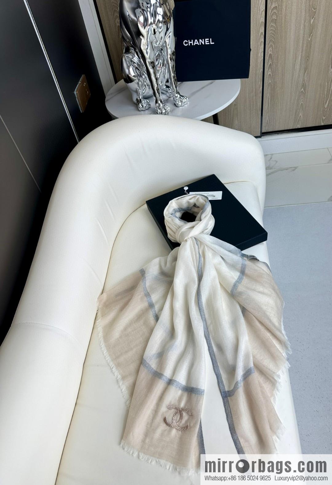 CHANEL 2023 latest color cashmere long towel