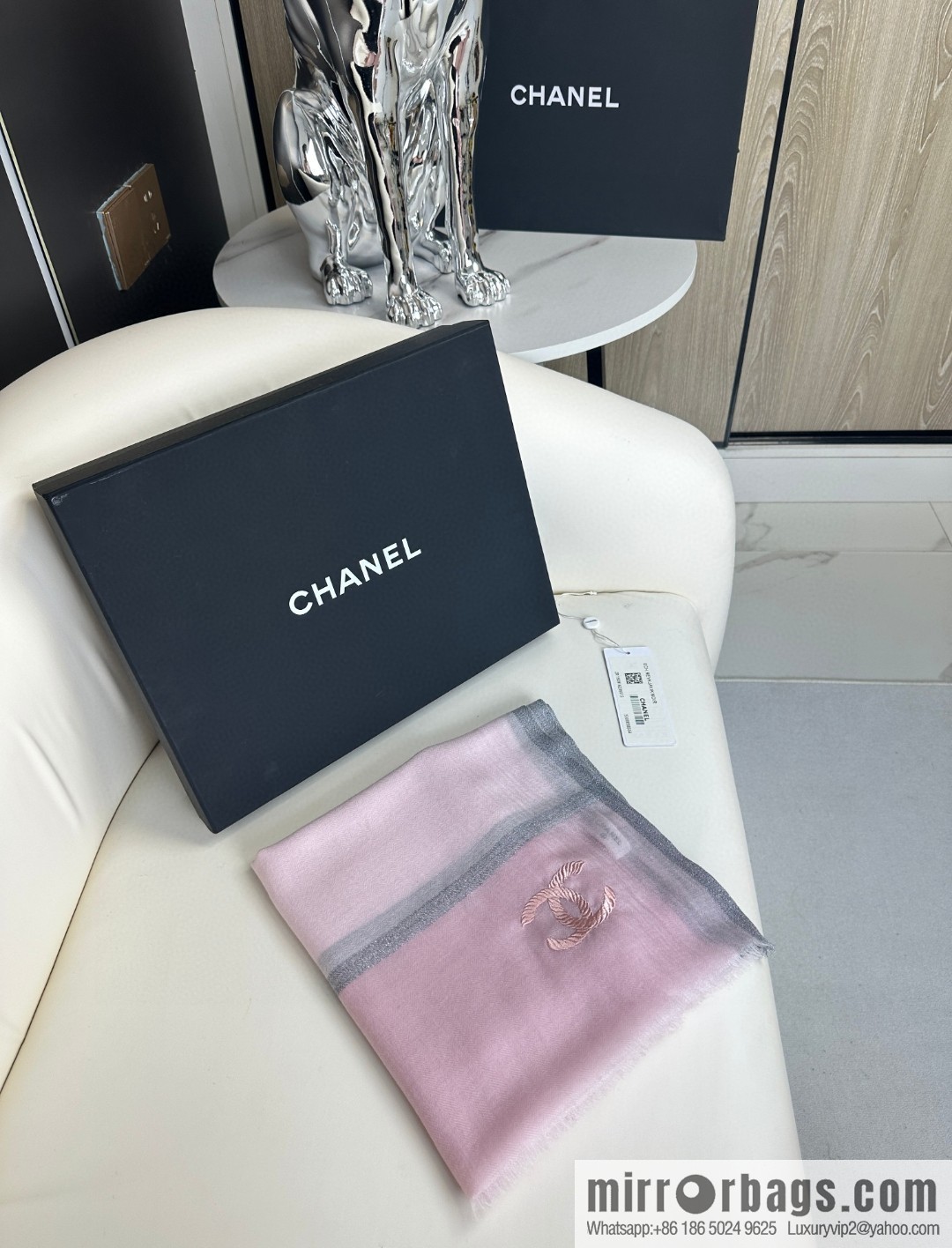 CHANEL 2023 latest color cashmere long towel