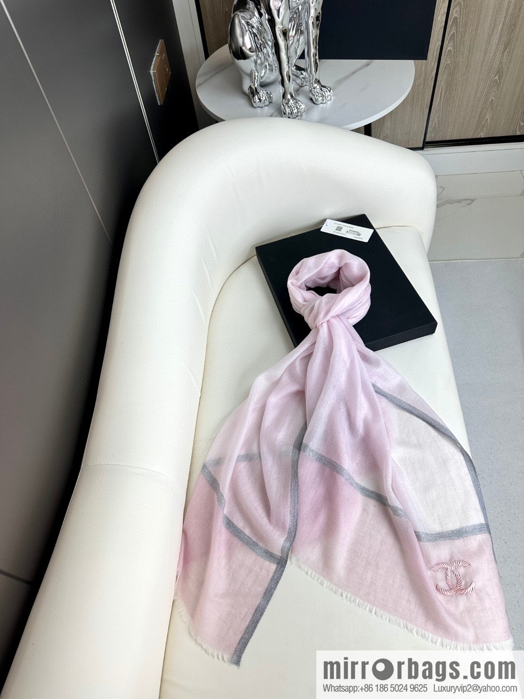 CHANEL 2023 latest color cashmere long towel