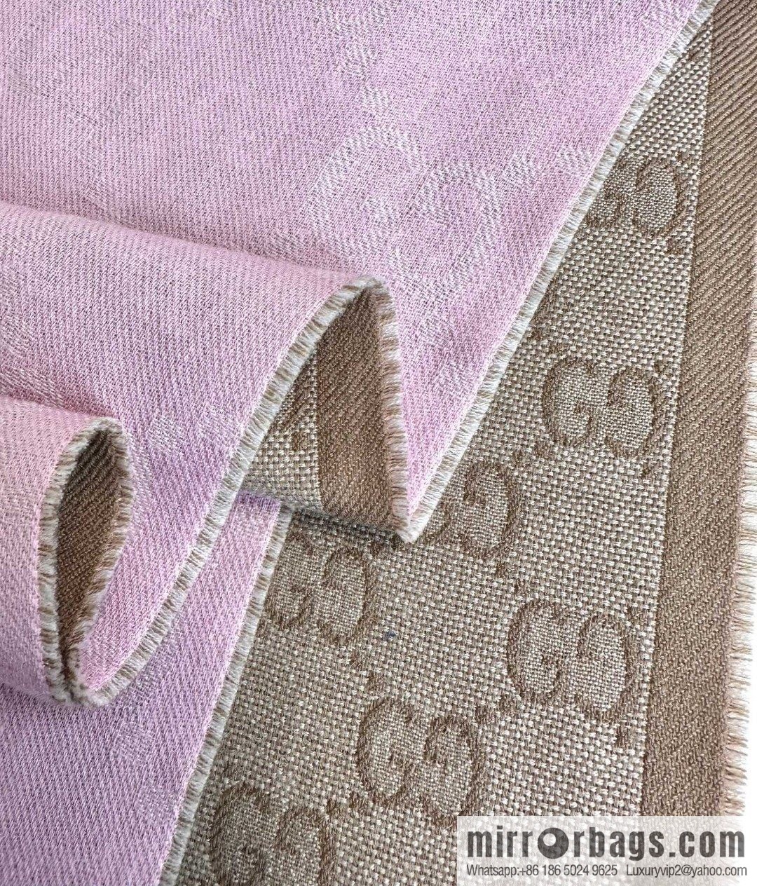 GUCCI autumn and winter new jacquard double-sided scarf